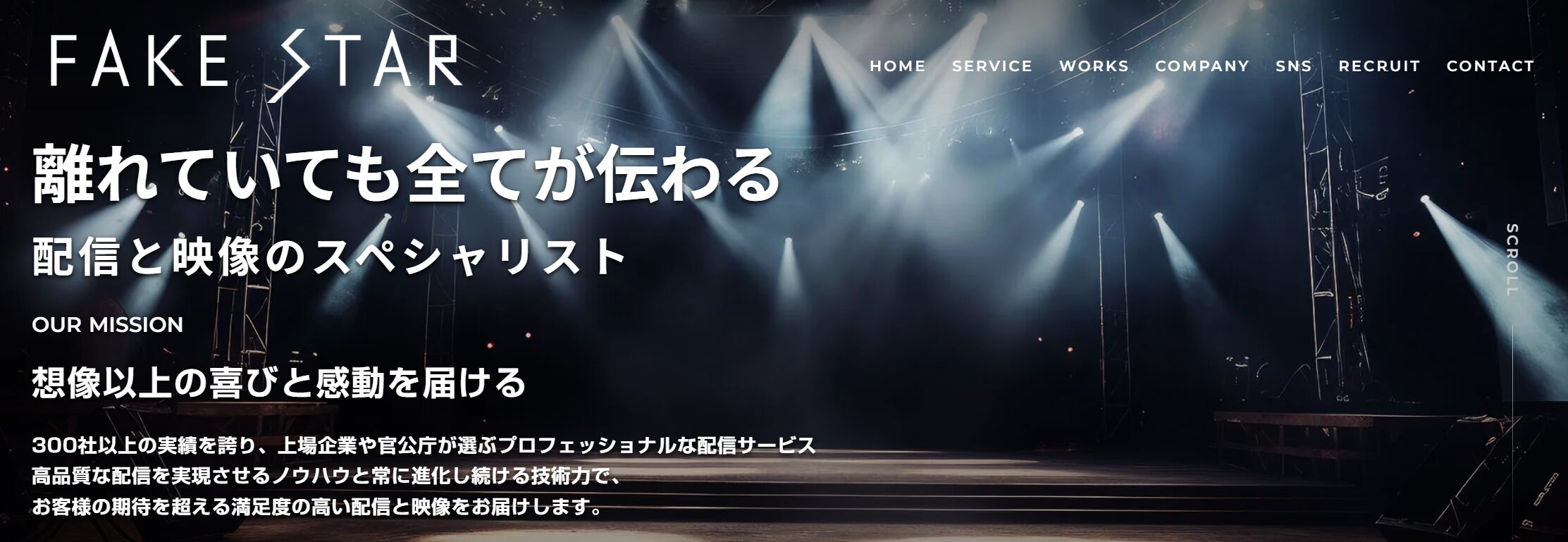 フェイクスター 配信イメージ